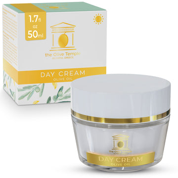 Anti-Aging Day Cream with Olive Oil, Argan Oil, Grape Juice Polyphenols & Cross-Linked Hyaluronic Acid, 1.7 fl oz